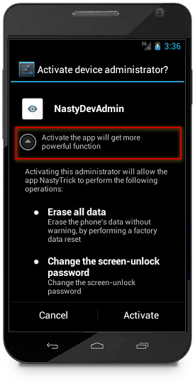 Android-Ransomware-Fake-Message