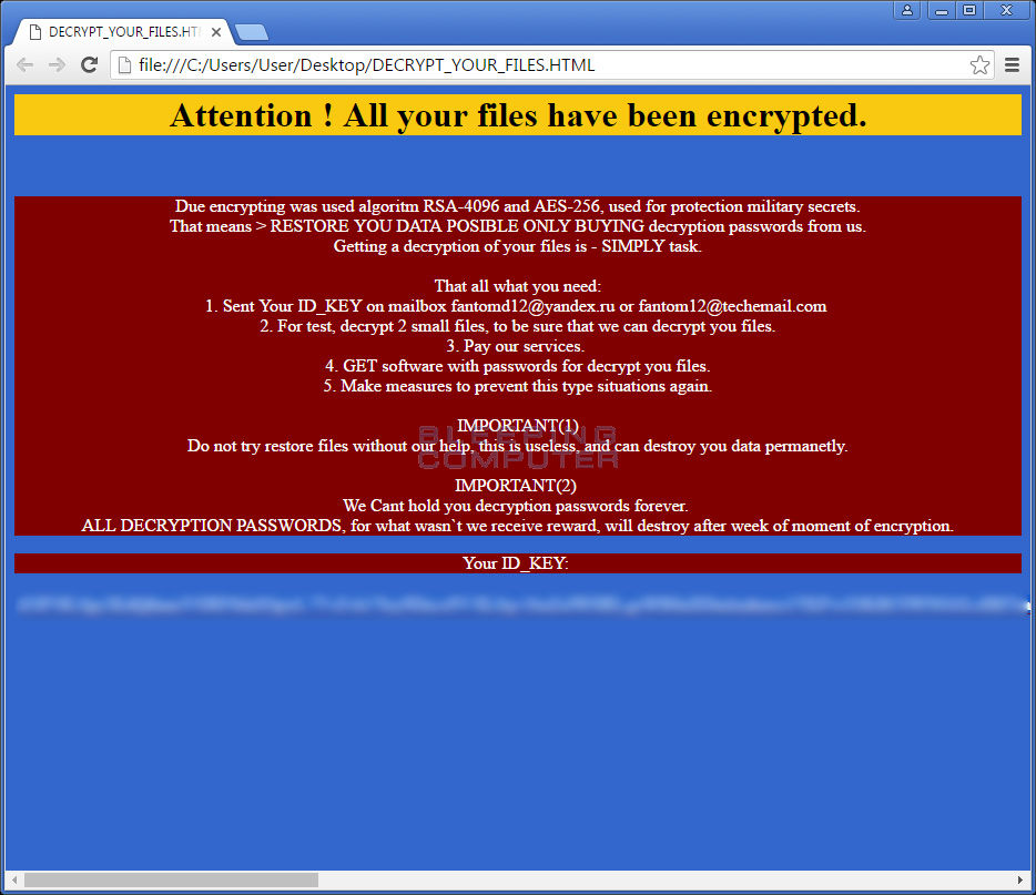 html-ransom-note